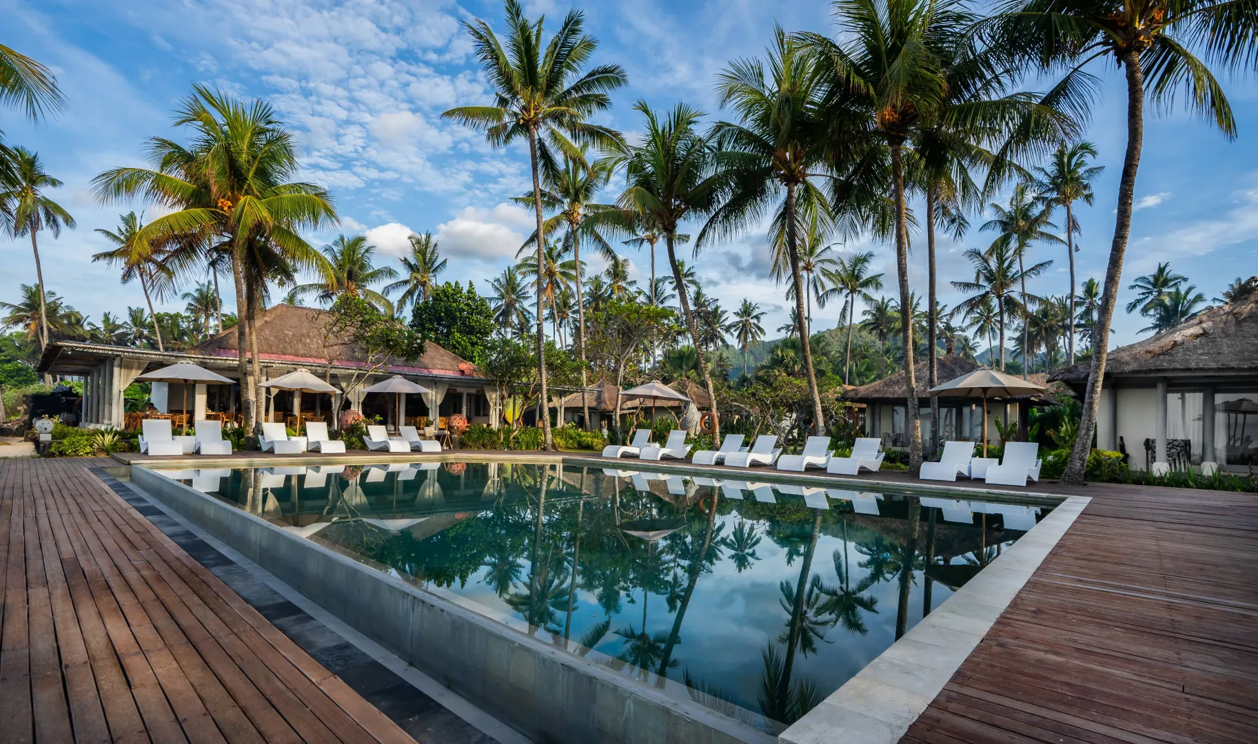 Swimming Pool At Nirwana Beach Resort