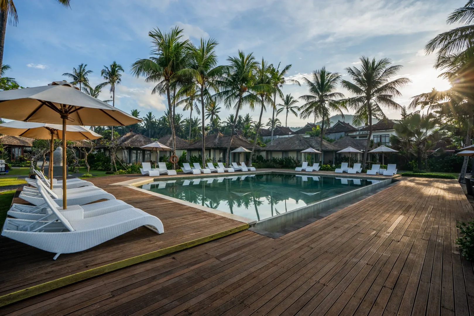 Swimming Pool At Nirwana Beach Resort